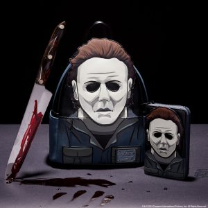 Halloween Michael Myers Glow Mask Cosplay Mini Backpack