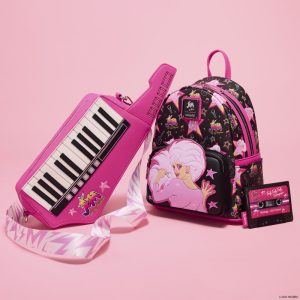 Jem and the Holograms Glitter All-Over Print Mini Backpack
