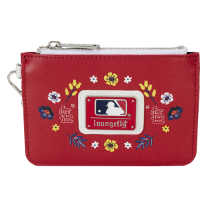 MLB St. Louis Cardinals Floral Card Holder Wristlet Clutch