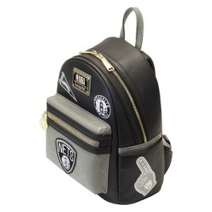 NBA Brooklyn Nets Patch Icons Mini Backpack
