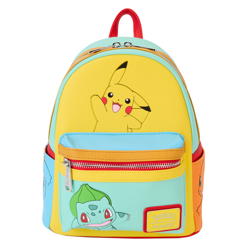 Pok&eacute;mon Color Block Starters Mini Backpack