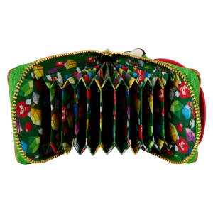 Sonic The Hedgehog Limited Edition Knuckles Emerald Glitter Accordion Wallet