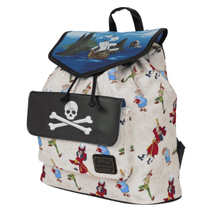 Peter Pan Exclusive Captain Hook Pirate Ship Drawstring Nylon Full-Size Backpack