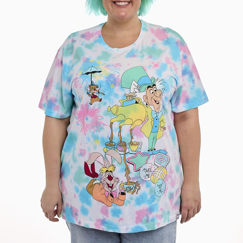 Alice in Wonderland Unbirthday Tie-Dye Unisex Tee