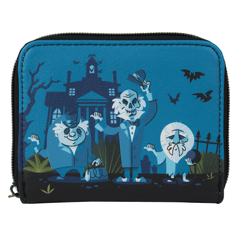 Haunted Mansion Exclusive Hitchhiking Ghosts Zip Around Wallet