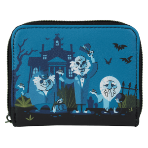 Haunted Mansion Exclusive Hitchhiking Ghosts Zip Around Wallet