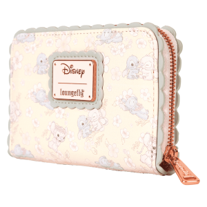 Stitch & Angel Cherry Blossom All-Over Print Zip Around Wallet